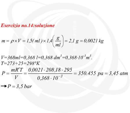 Pressione finale di una massa di argon durante trasformazione isoterma