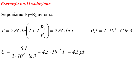 Progetto di un generatore di onda quadra