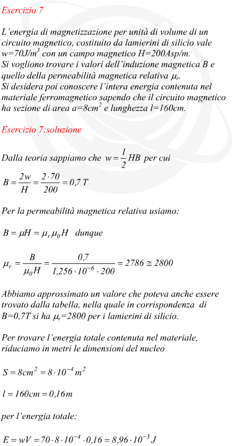 Energia contenuta in un campo magnetico