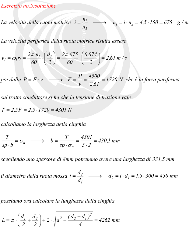 Collegamento a cinghia incrociata