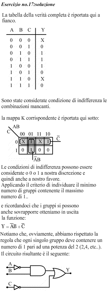 Tabelle della verit con condizioni di indifferenza